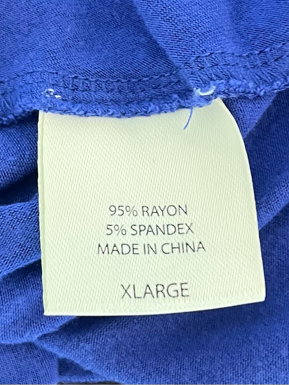 Soma Live Lounge Wear Luxuriously Soft Dress Blue Embroidered Details Sz XL - Picture 6 of 6